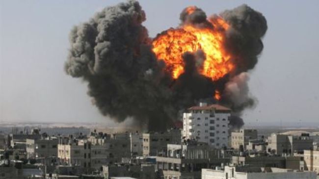 Israeli occupied forces launches more air raids on Gaza Strip